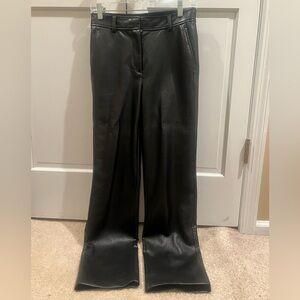 Aritzia vegan leather pants made by Babaton size 4